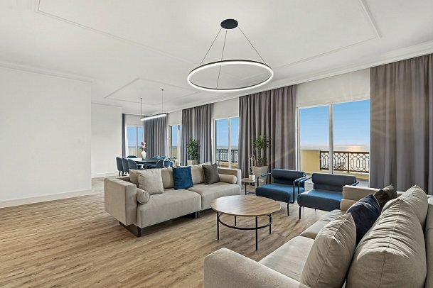 Rixos Bab Al Bahr - Wohnbeispiel Three Bedroom King Suite (Zimmercodierung WB2)