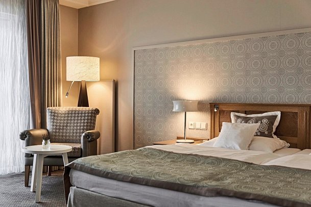 A-ROSA Kurhaus Binz - Wohnbeispiel Doppelzimmer Landseite (Zimmercodierungen D1L & D1N)