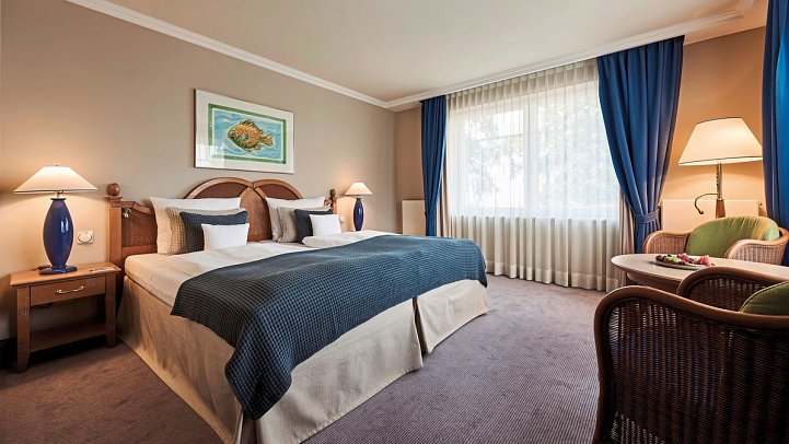 aja Strandhotel Bansin - Wohnbeispiel Doppelzimmer Meerblick (Zimmercodierung D1M)