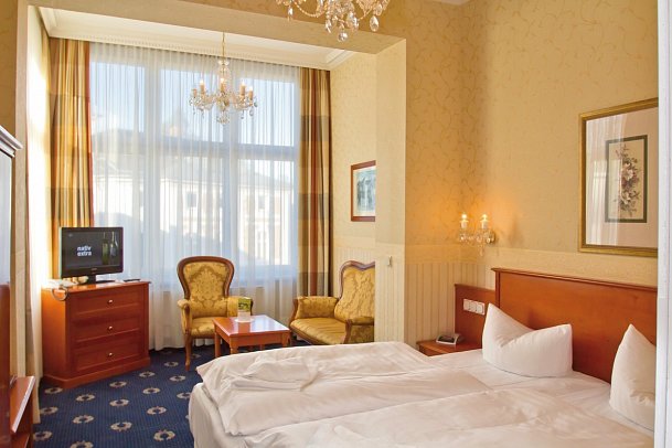 SEETELHOTEL Villa Esplanade & Aurora - Wohnbeispiel Doppelzimmer Landseite (Zimmercodierung DBL)