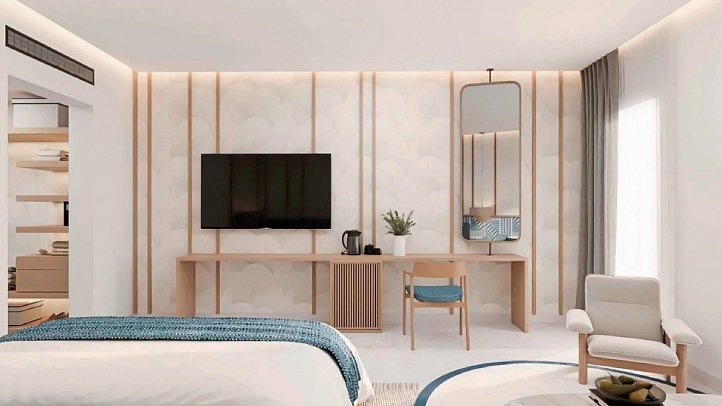 Acel Beach Resort - Wohnbeispiel Doppelzimmer Superior Meerblick (Zimmercodierungen DSM & DCM)