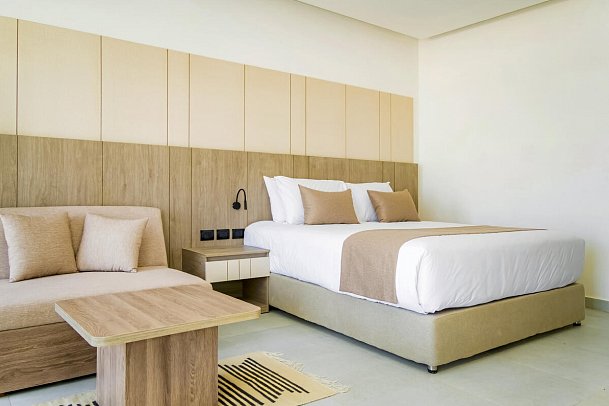 Acel Beach Resort - Wohnbeispiel Doppelzimmer Premium Meeresfront (Zimmercodierung DMO)