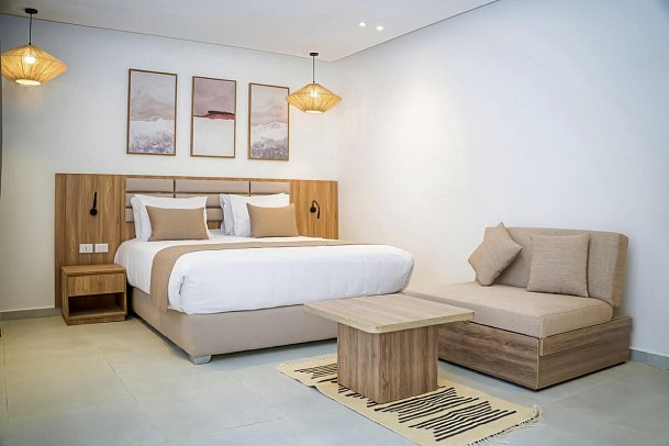 Acel Beach Resort - Wohnbeispiel Doppelzimmer Swim Up (Zimmercodierung DBQ)