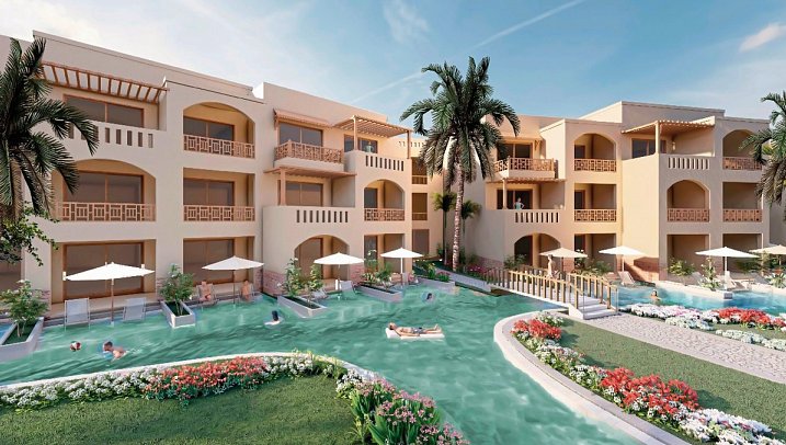 Acel Beach Resort - Wohnbeispiel Doppelzimmer Swim Up (Zimmercodierungen DBQ & DMO)