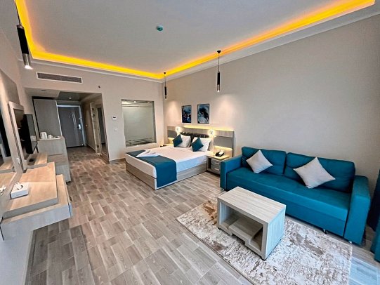 Sirena Beach Resort & Spa - Wohnbeispiel Doppelzimmer Premium (Zimmercodierungen DMC, DCC, DMM & DMO)