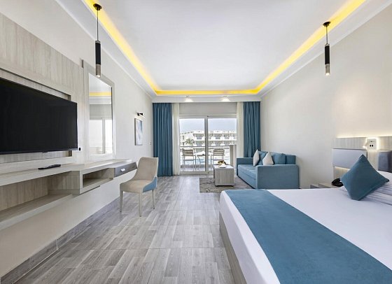 Sirena Beach Resort & Spa - Wohnbeispiel Doppelzimmer Premium Meerseite (Zimmercodierungen DMC & DCC)