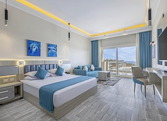 Sirena Beach Resort & Spa - Wohnbeispiel Doppelzimmer Premium Meerblick (Zimmercodierungen DMM & DCM)
