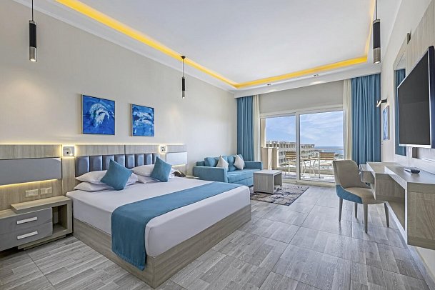 Sirena Beach Resort & Spa - Wohnbeispiel Doppelzimmer Premium Meerblick (Zimmercodierungen DMM & DCM)