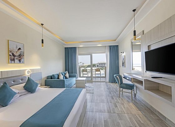 Sirena Beach Resort & Spa - Wohnbeispiel Doppelzimmer Premium Meeresfront (Zimmercodierung DMO)