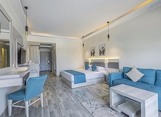 Sirena Beach Resort & Spa - Wohnbeispiel Doppelzimmer Premium Meeresfront (Zimmercodierung DMO)