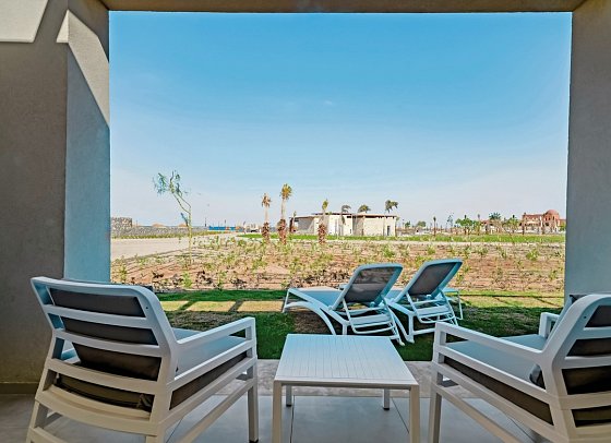Sentido Reef Oasis Suakin Resort - Beispiel Balkon Doppelzimmer Fabulous (Zimmercodierungen DL1 & DC5)