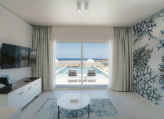 Sentido Reef Oasis Suakin Resort - Wohnbeispiel Doppelzimmer Swim Up (Zimmercodierung D1Q)