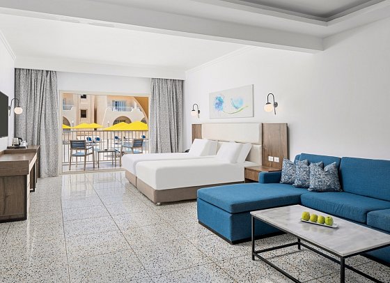 Pickalbatros Vita Resort - Wohnbeispiel Familienzimmer Deluxe Poolblick (Zimmercodierung FDP)