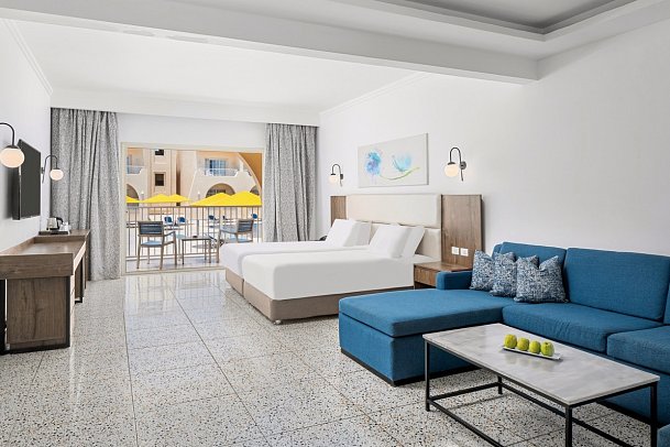 Pickalbatros Vita Resort - Wohnbeispiel Familienzimmer Deluxe Poolblick (Zimmercodierung FDP)
