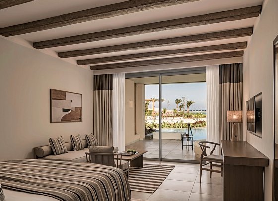 JAZ Elite Riviera - Wohnbeispiel Doppelzimmer Superior Swim Up (Zimmercodierungen DSQ & DCQ)