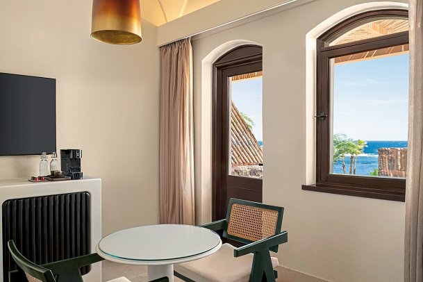 Mövenpick Resort El Quseir - Wohnbeispiel Doppelzimmer Standard Meerblick (Zimmercodierungen DGM, D5M & DC5)