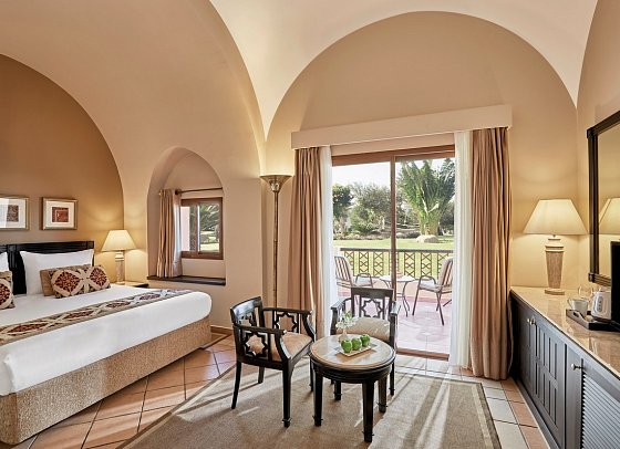 Steigenberger Coraya Beach - Wohnbeispiel Doppelzimmer Superior Gartenblick (Zimmercodierung DSG)