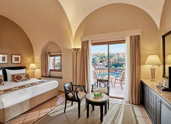 Steigenberger Coraya Beach - Wohnbeispiel Doppelzimmer Superior Poolblick (Zimmercodierung DSP)