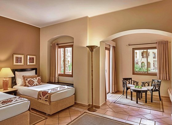 Steigenberger Coraya Beach - Doppelzimmer Deluxe Gartenblick (Zimmercodierung DD1)