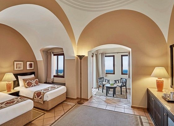 Steigenberger Coraya Beach - Wohnbeispiel Doppelzimmer Deluxe Meerblick (Zimmercodierung DDM)