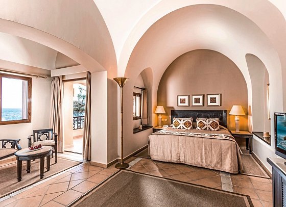 Steigenberger Coraya Beach - Wohnbeispiel Doppelzimmer Deluxe Meerblick (Zimmercodierung DDM)