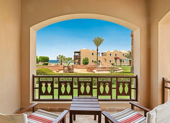 Swissôtel Resort El Quseir - Beispiel Balkon Doppelzimmer (Zimmercodierungen DB1 & DC1)