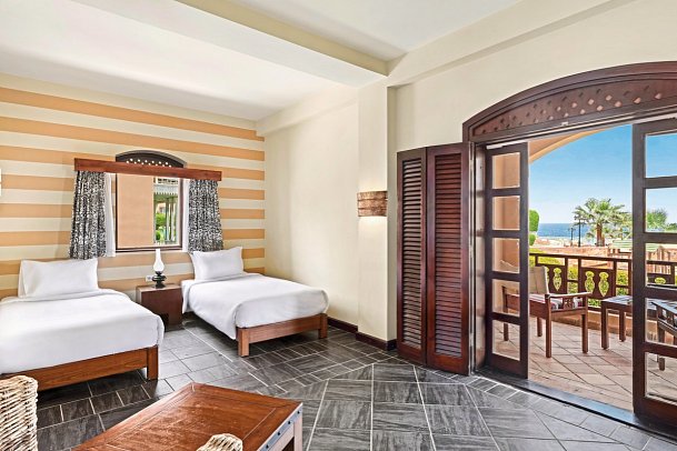 Swissôtel Resort El Quseir - Wohnbeispiel Doppelzimmer Superior seitl. Meerblick (Zimmercodierungen DXN & DCN)