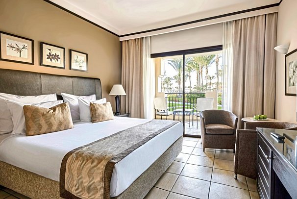 JAZ Lamaya Resort - Wohnbeispiel Doppelzimmer Superior Gartenblick (Zimmercodierungen DSG & DCG)