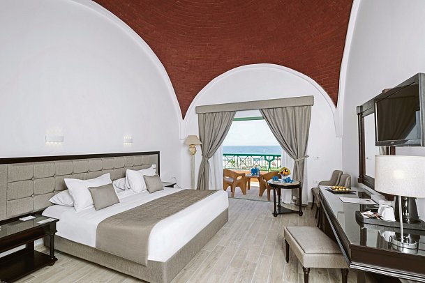 Akassia Swiss Resort - Wohnbeispiel Doppelzimmer Meeresfront (Zimmercodierungen DBO & DCO)