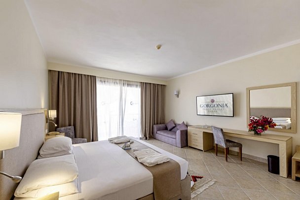 Gorgonia Beach Resort - Wohnbeispiel Doppelzimmer Standard (Zimmercodierungen DG1 & DC1)