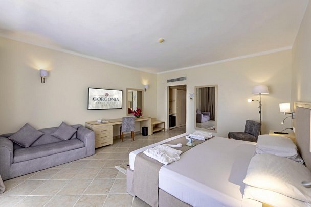Gorgonia Beach Resort - Wohnbeispiel Doppelzimmer Standard (Zimmercodierungen DG1 & DC1)