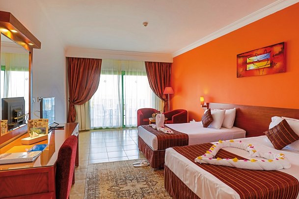 Fantazia Resort - Wohnbeispiel Doppelzimmer Standard seitl. Meerblick (Zimmercodierungen DGN & DCN)