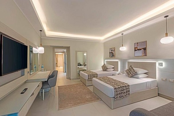 Fantazia Resort - Wohnbeispiel Suite Familie Gartenblick (Zimmercodierung WIG)