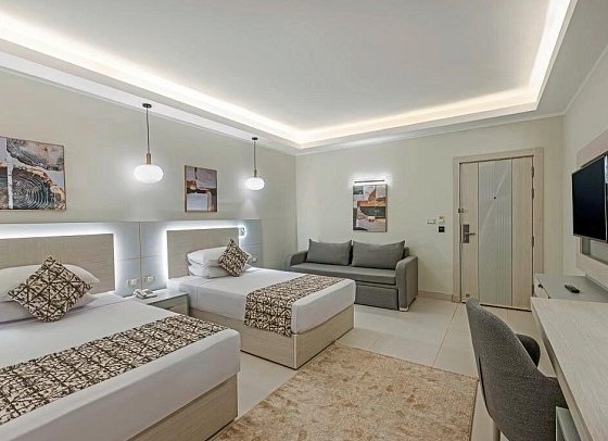 Fantazia Resort - Wohnbeispiel Suite Familie Gartenblick (Zimmercodierung WIG)