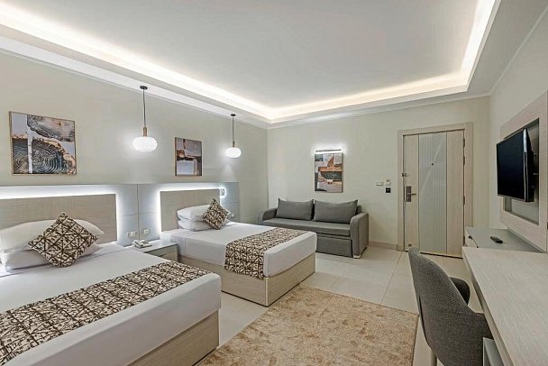 Fantazia Resort - Wohnbeispiel Suite Familie Gartenblick (Zimmercodierung WIG)