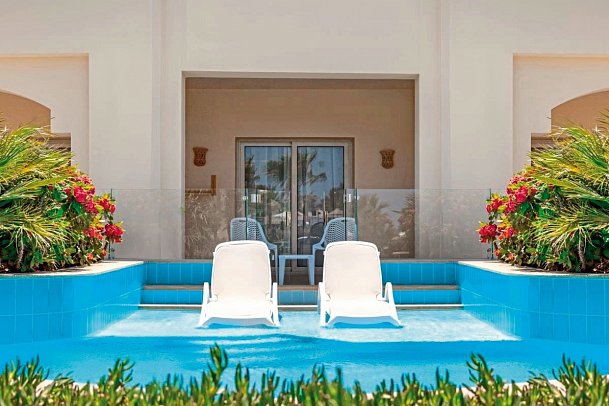 Sataya Resort - Wohnbeispiel Familienzimmer Swim Up (Zimmercodierung UMQ)