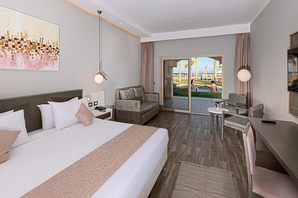 Sataya Resort - Wohnbeispiel Doppelzimmer Premium Meerblick (Zimmercodierungen DMM & DC2)