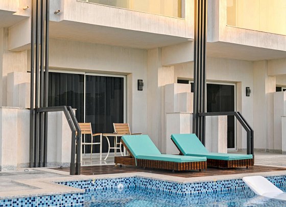 Fantazia Royal Resort - Wohnbeispiel Zimmer Swim Up (Zimmercodierung U1Q)