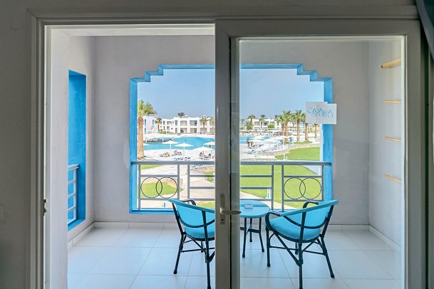 Casa Blue Resort - Beispiel Balkon Doppelzimmer Superior (Zimmercodierung DS1)