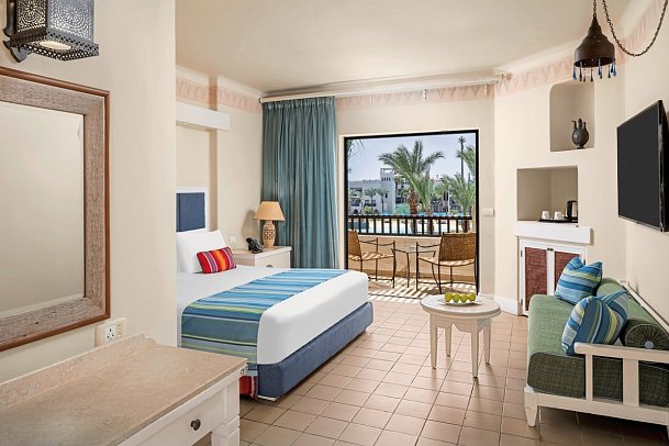 Pickalbatros Sands Port Ghalib - Wohnbeispiel Doppelzimmer Standard Poolblick (Zimmercodierungen DGP & DCP)