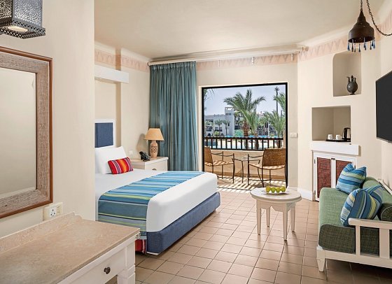 Pickalbatros Sands Port Ghalib - Wohnbeispiel Doppelzimmer Standard Poolblick (Zimmercodierungen DGP & DCP)