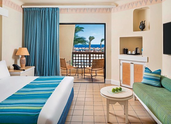 Pickalbatros Sands Port Ghalib - Wohnbeispiel Meerblick-Zimmer (Zimmercodierungen DGM, DCM & F2M)