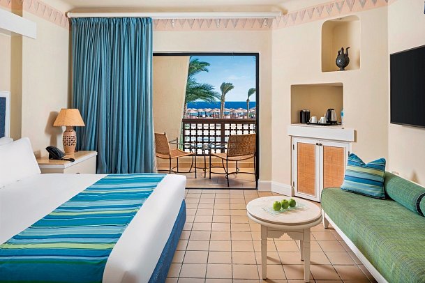 Pickalbatros Sands Port Ghalib - Wohnbeispiel Meerblick-Zimmer (Zimmercodierungen DGM, DCM & F2M)