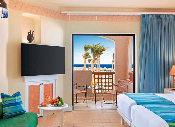 Pickalbatros Sands Port Ghalib - Wohnbeispiel Meerblick-Zimmer (Zimmercodierungen DGM, DCM & F2M)