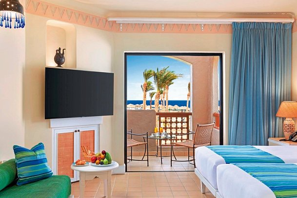 Pickalbatros Sands Port Ghalib - Wohnbeispiel Meerblick-Zimmer (Zimmercodierungen DGM, DCM & F2M)