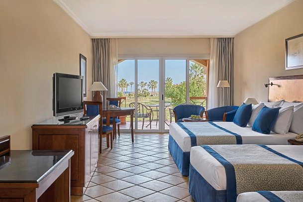 Jaz Grand Marsa - Wohnbeispiel Familienzimmer Gartenblick (Zimmercodierung F1G)