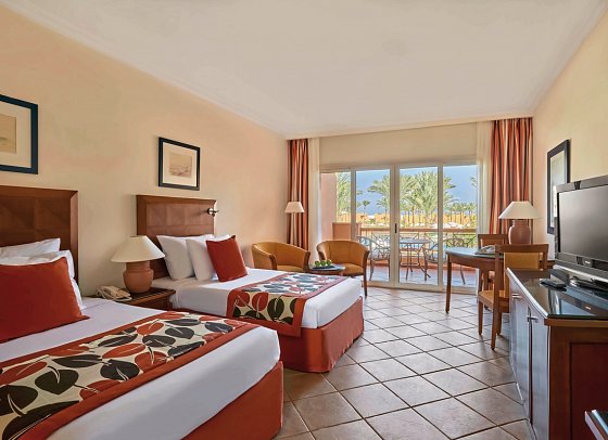 Jaz Grand Marsa - Wohnbeispiel Doppelzimmer Superior Poolblick (Zimmercodierungen DSP & DCP)