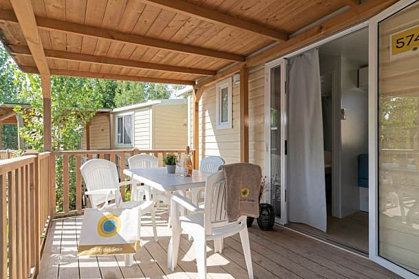 Rimini Family Resort - Wohnbeispiel MH Lodge Hunde (auf Anfrage) (Zimmercodierung CB6)