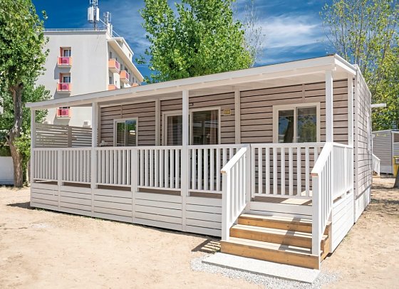 Rimini Family Resort - Wohnbeispiel MH Lodge Superior (Zimmercodierungen CS1 & CB5)