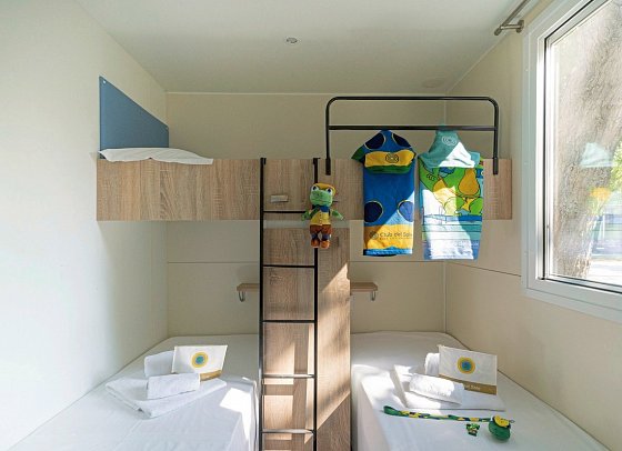 Rimini Family Resort - Wohnbeispiel MH Lodge Hunde (auf Anfrage) (Zimmercodierung CB6)